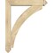 Ekena Millwork Thorton Arts and Crafts Rough Sawn Bracket w/ Offset Brace, Douglas Fir, 6"W x 32"D x 40"H BKT0604X32X40THR03RDF - alternate 4